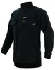 The Swazi Back 40 heavyweight fleece jumper with long-cut tail, high zip collar, and domed cuffs, designed to keep you warm in cold conditions.