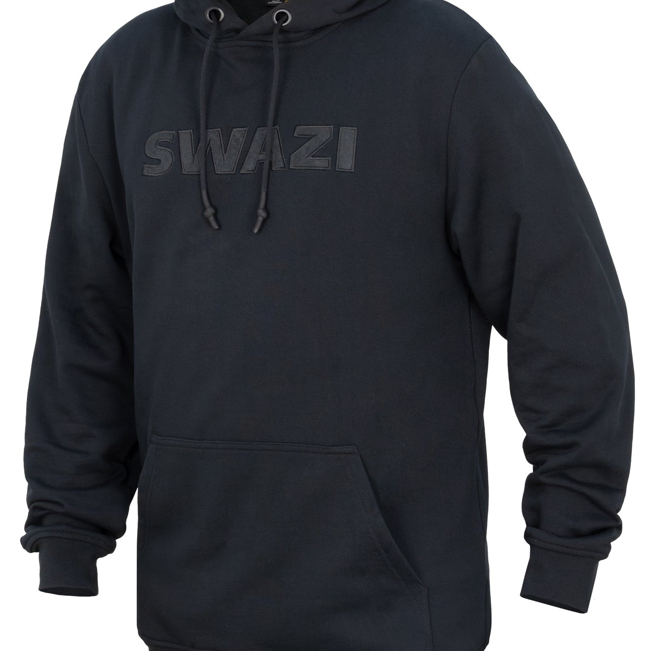 Swazi Legend lightweight hoodie with kangaroo pocket, adjustable hood, and embroidered Swazi logo