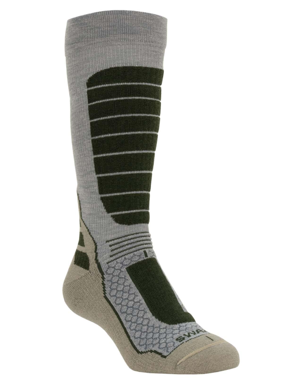 Swazi Ibex Merino socks, cushioned and quick-drying for hunting and hiking.