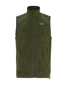 The Swazi Sherpa Vest fleece gilet with 280gsm fleece fabric, three zip pockets, and adjustable hem, designed for warmth, layering, and practical storage.