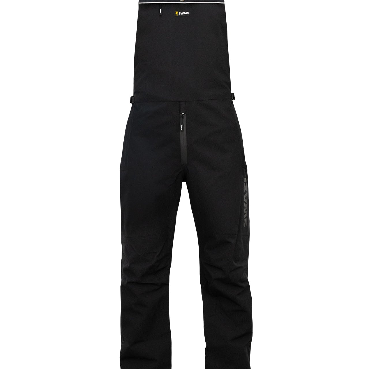 Swazi Torrent Bib Overtrousers, waterproof trousers with adjustable straps and secure pockets.