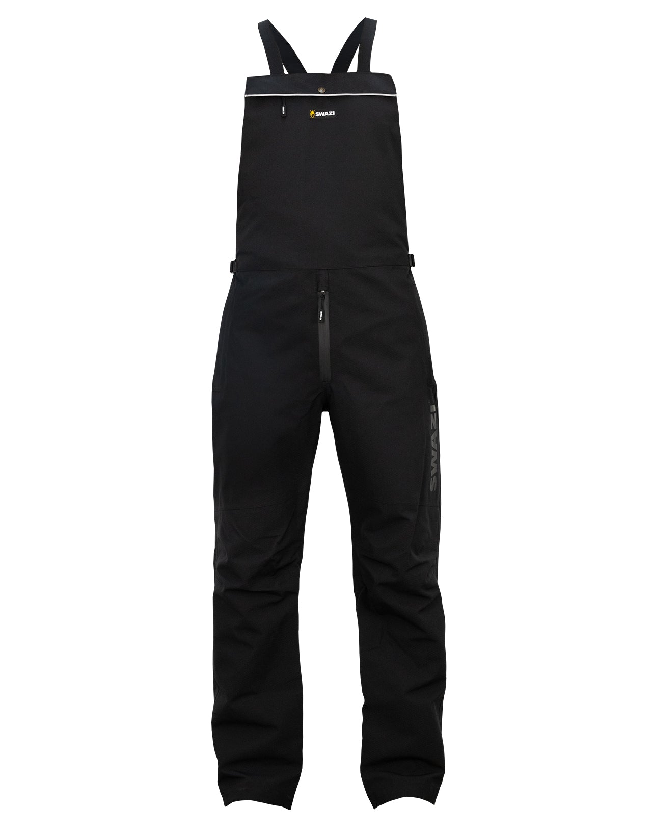 Swazi Torrent Bib Overtrousers, waterproof trousers with adjustable straps and secure pockets.