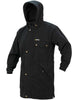 Swazi Windriver men’s winter jacket with windproof fabric, zippered vents, and detachable hood for cold, windy conditions