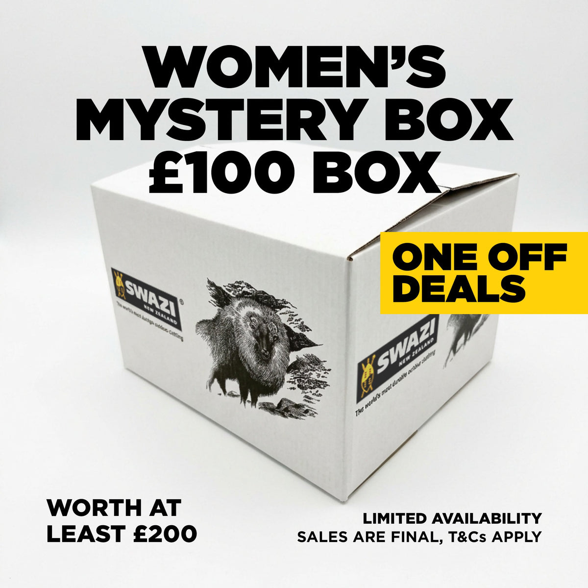 Swazi Women's Mystery Box - 4 items for £100 - swazi.com