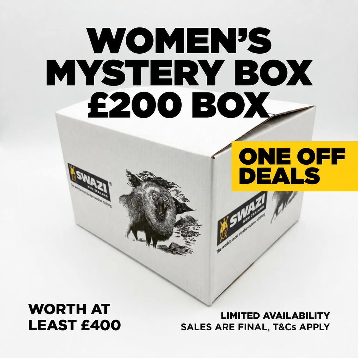 Swazi Women's Mystery Box - 5 items for £200