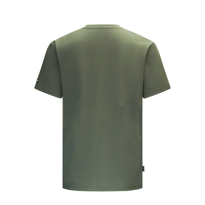 Dark gray t-shirt on a white background