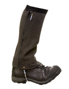 Swazi Ali-Gaiters provide snug, protective fit with durable steel boot ties for snow and outdoor conditions.