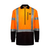 HI-VIS CLIMB-MAX REFLECTIVE LONG SLEEVE POLO