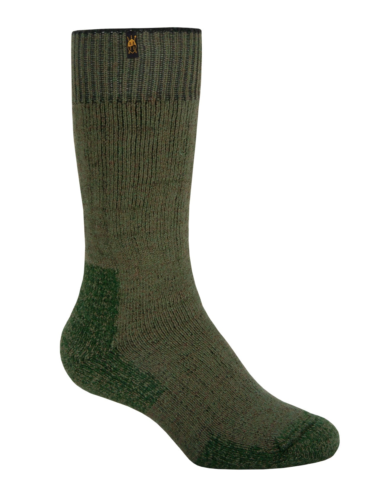 The Swazi Hunter shooting socks in merino blend with reinforced soles and elastic arch support
