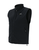 Swazi Paragon windproof vest with high collar, handwarmer pockets, and adjustable hem for core warmth and mobility
