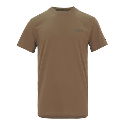 Brown t-shirt on a white background
