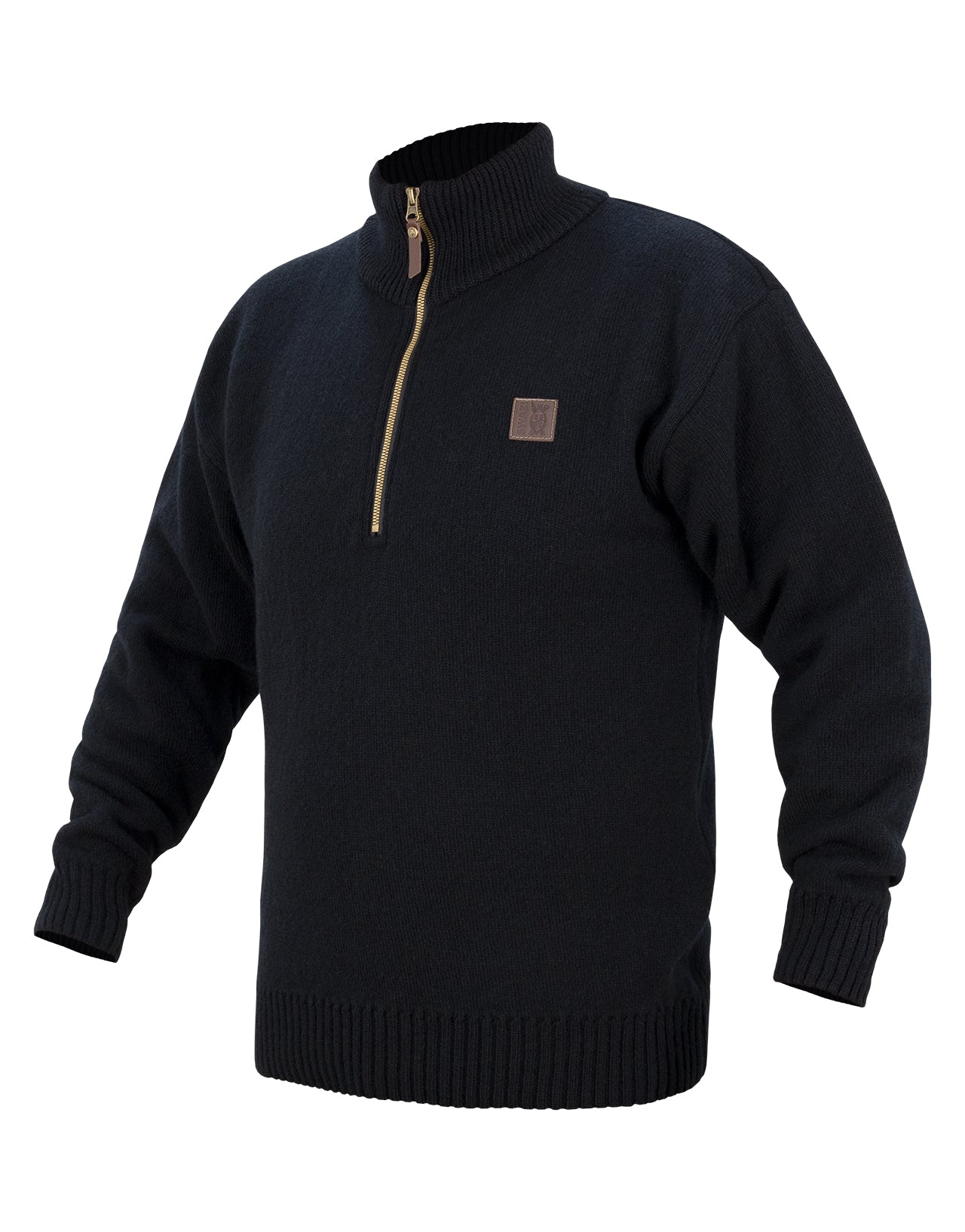 Swazi Mackenzie wool jumper for men, warm and durable with a soft wool possum blend lining.
