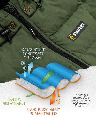 Swazi Puffadder Men's Puffer Jacket - swazi.com